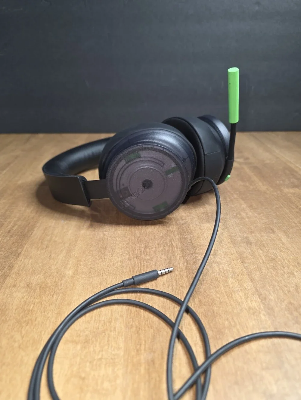 Microsoft 20th Anniversay XBox Headphones Computer Headset Black/Green 8LI-00008